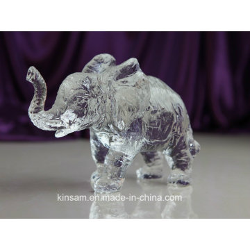 Crystal Animal Model Crystal Elephant Craft for Gift